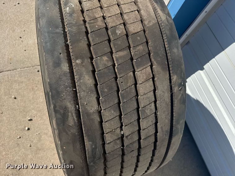 image for item NN9698 (8) 445/50R22.5 tires and wheels