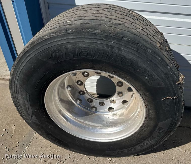 image for item NN9698 (8) 445/50R22.5 tires and wheels