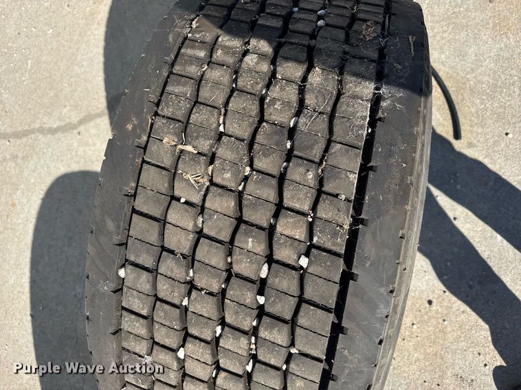 image for item NN9698 (8) 445/50R22.5 tires and wheels