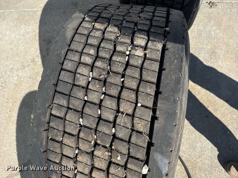 image for item NN9698 (8) 445/50R22.5 tires and wheels