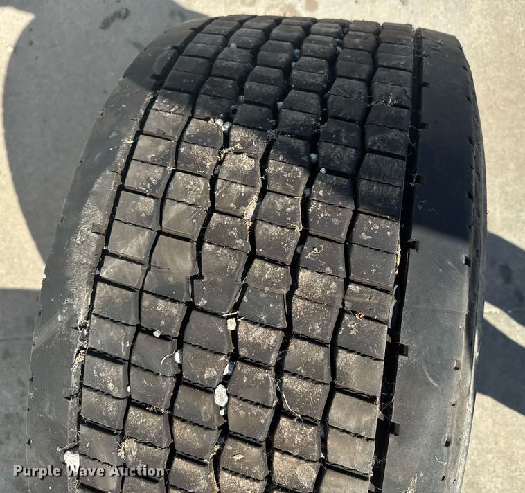 image for item NN9698 (8) 445/50R22.5 tires and wheels