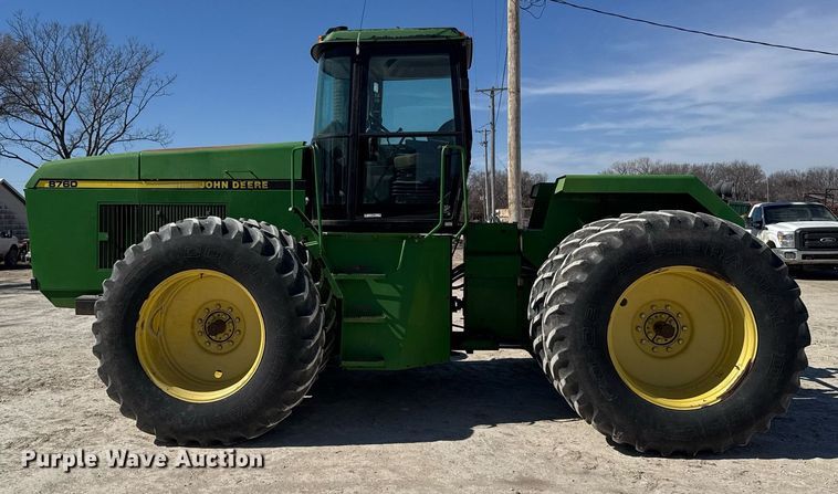 image for item NN9699 1991 John Deere 8760 4WD tractor