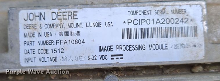 image for item YA0355 2019 John Deere 9800i forage harvester