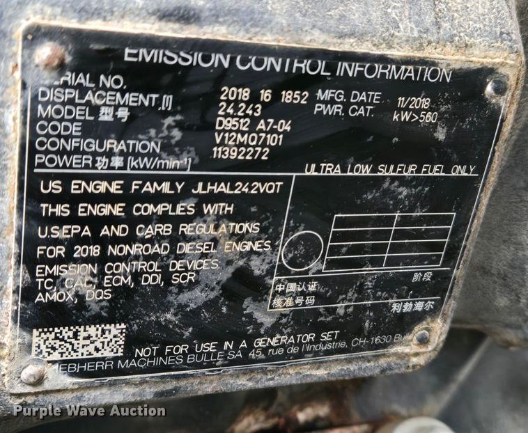 image for item YA0355 2019 John Deere 9800i forage harvester