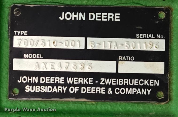 image for item YA0355 2019 John Deere 9800i forage harvester