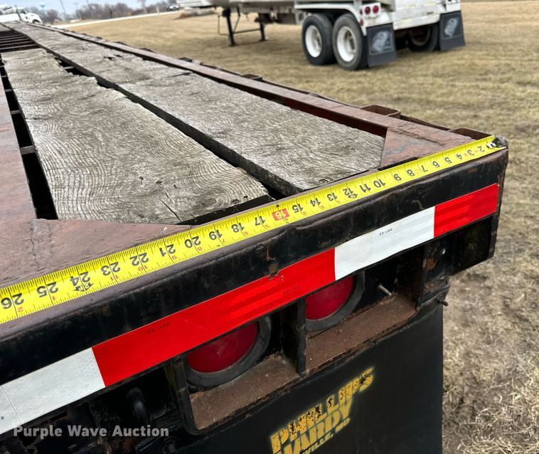 image for item DV1775 1974 Hobbs Flatbed trailer