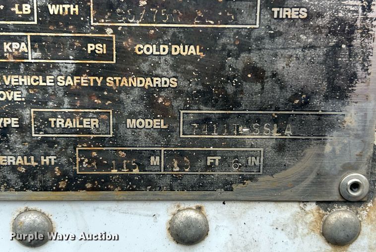 image for item DV1833 2007 Great Dane 7411T-SSLA dry van trailer