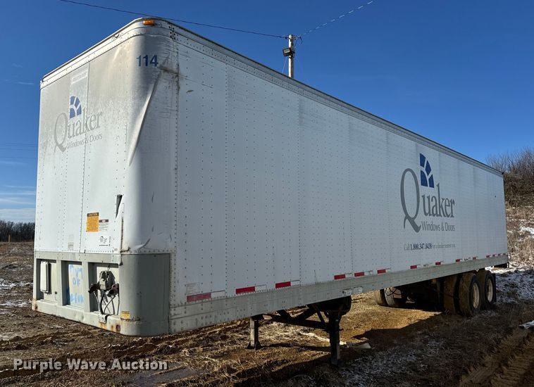 image for item DV1838 1996 Fruehauf  FB-8-T2 42N dry van trailer