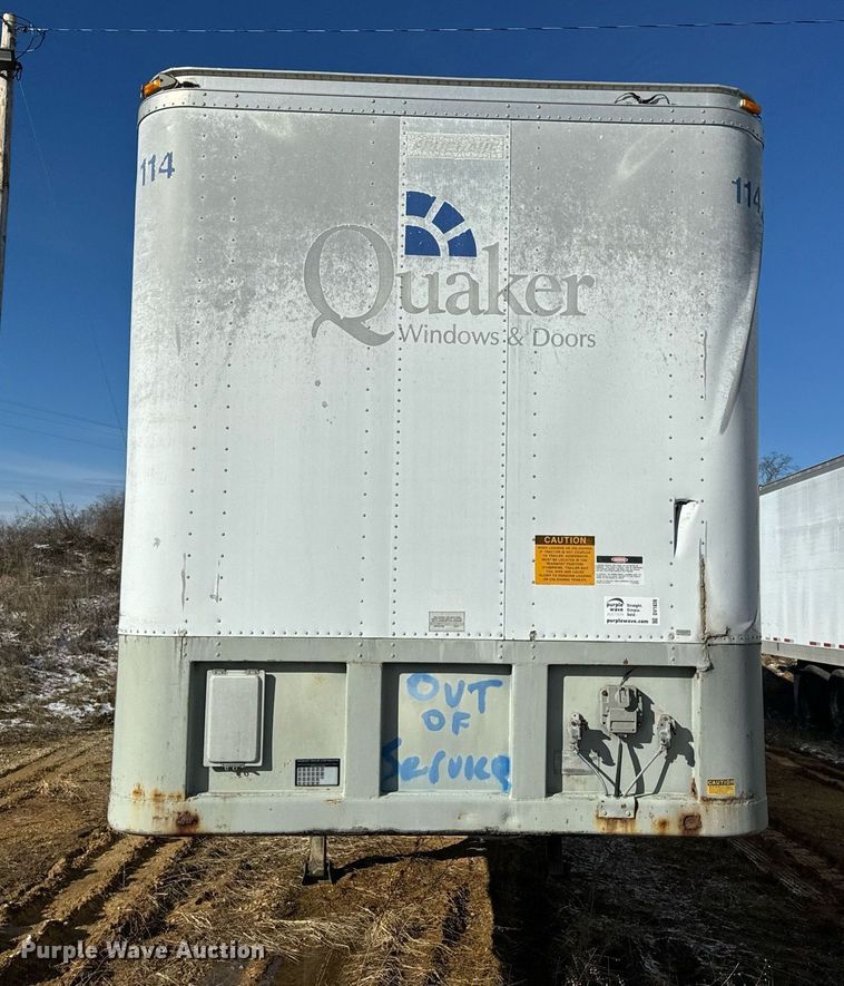 image for item DV1838 1996 Fruehauf  FB-8-T2 42N dry van trailer