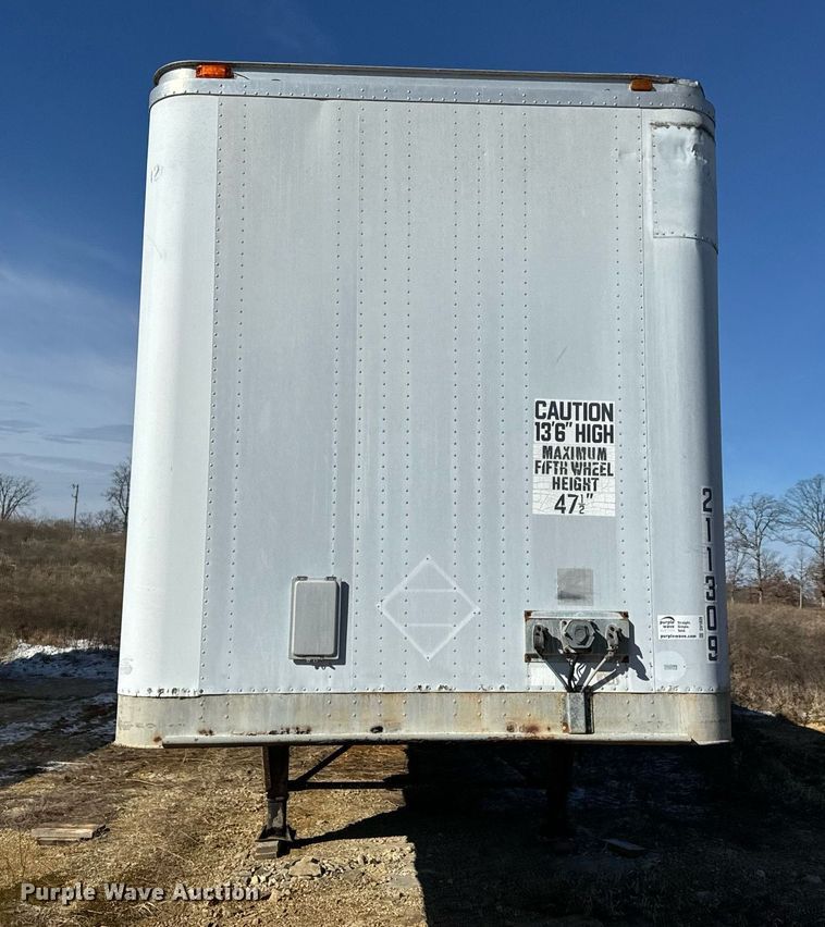 image for item DV1839 1998 Pine Ridge dry van trailer