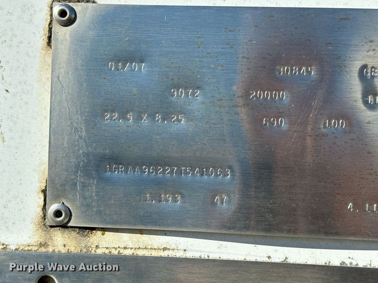 image for item DV1840 2007 Great Dane 73-11TP-SAL dry van trailer