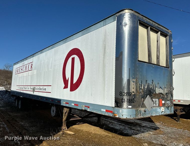 image for item DV1841 1989 Great Dane 7011TZ-1PW dry van trailer