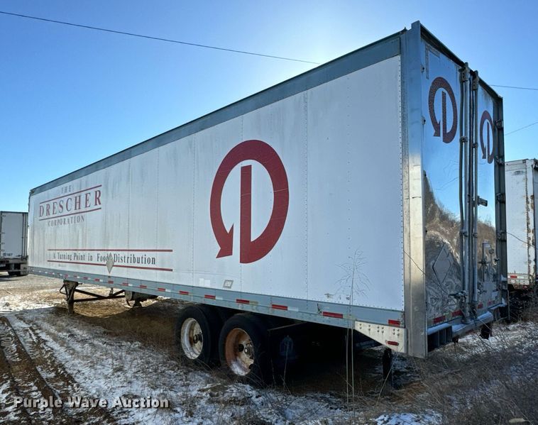 image for item DV1841 1989 Great Dane 7011TZ-1PW dry van trailer