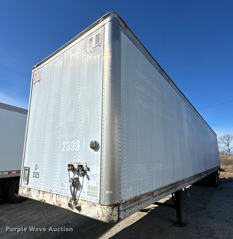 image for item DV1843 1998 Wabash dry van trailer