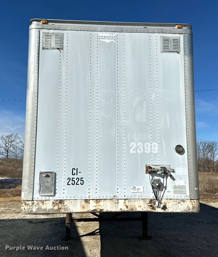 image for item DV1843 1998 Wabash dry van trailer