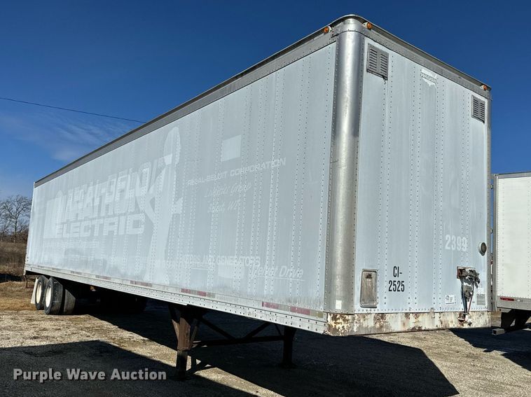 image for item DV1843 1998 Wabash dry van trailer