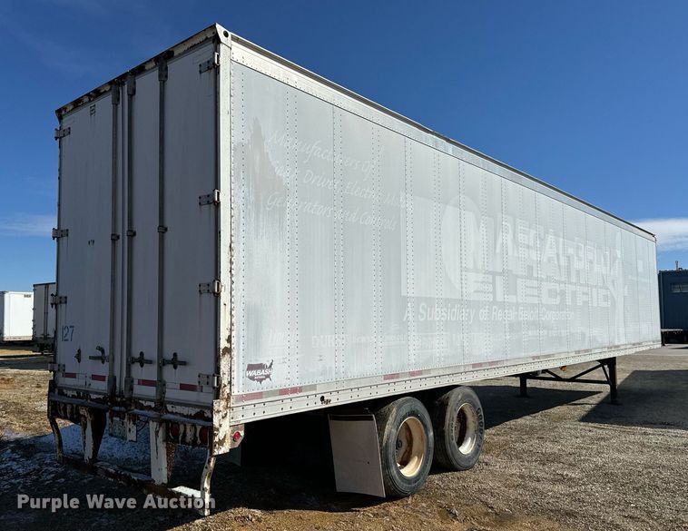 image for item DV1843 1998 Wabash dry van trailer