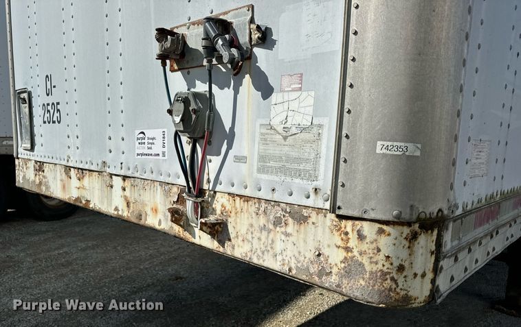 image for item DV1843 1998 Wabash dry van trailer