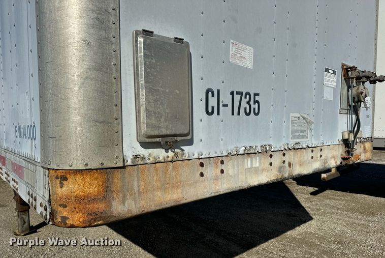 image for item DV1844 1999 Wabash dry van trailer
