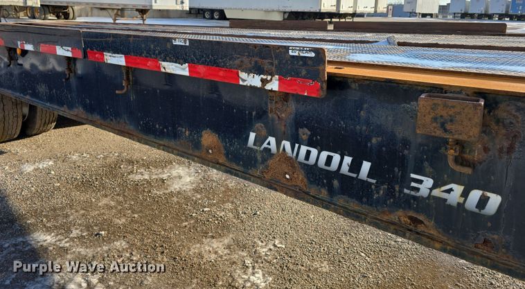 image for item DW3188 2012 Landoll 340 roll-off container trailer