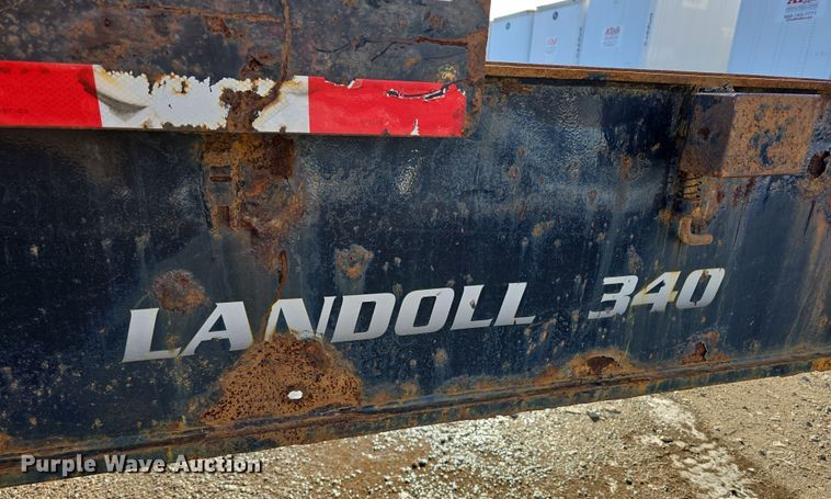 image for item DW3188 2012 Landoll 340 roll-off container trailer