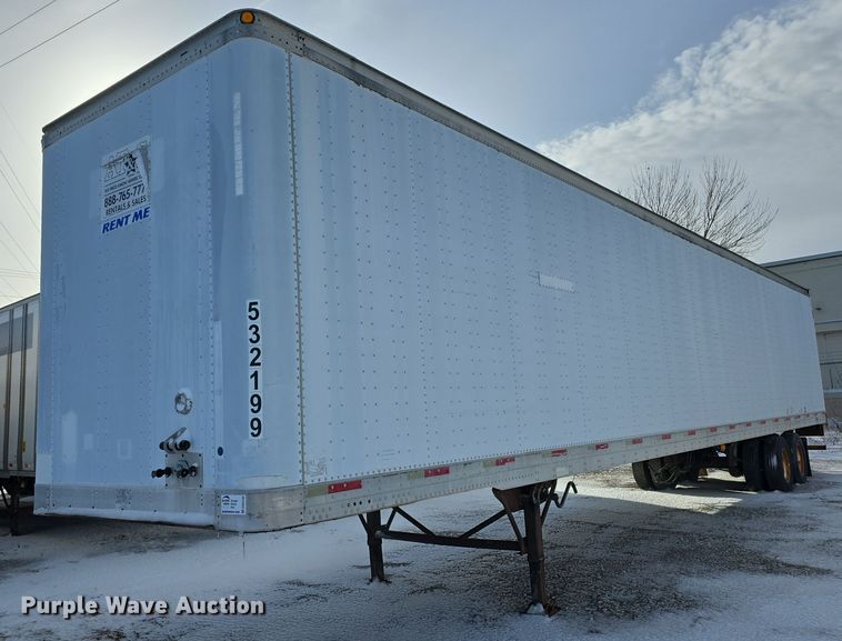 image for item DW3190 2001 Trail Mobile dry van trailer