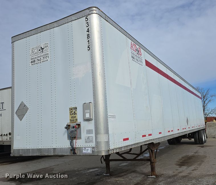 image for item DW3191 2007 Wabash National TRA/REM Van DVCVHPC dry van trailer