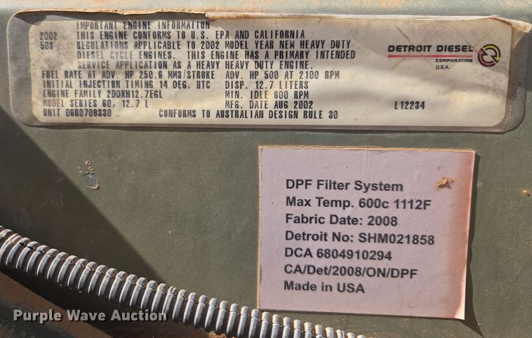 image for item DW8553 2003 Freightliner Coronado semi truck