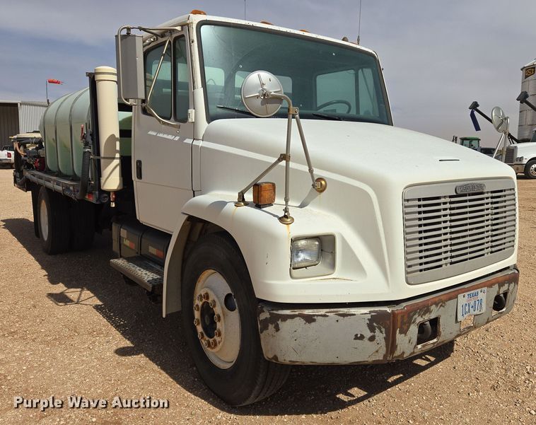 image for item DW8554 1995 Freightliner FL60 flatbed truck