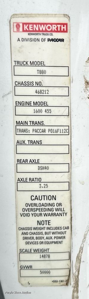 image for item DY7002 2021 Kenworth T880 semi truck