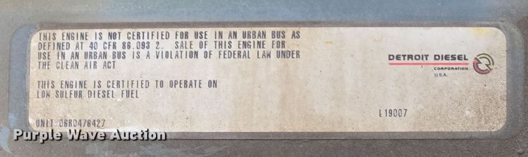 image for item EC4014 1999 Oshkosh H-2718B sweeper