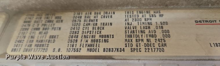 image for item EC4014 1999 Oshkosh H-2718B sweeper