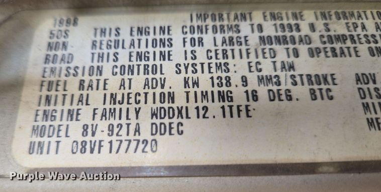 image for item EC4014 1999 Oshkosh H-2718B sweeper