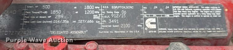 image for item EG2532 2014 Peterbilt 386 semi truck