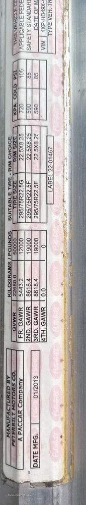 image for item EG2532 2014 Peterbilt 386 semi truck