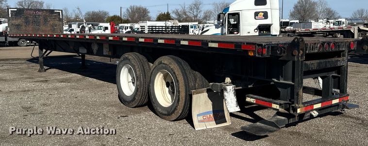image for item EG2599 2013 Clark Trailers CFBT-2013 flatbed trailer