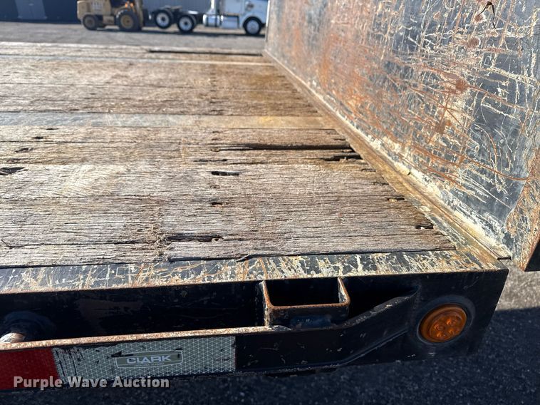 image for item EG2599 2013 Clark Trailers CFBT-2013 flatbed trailer
