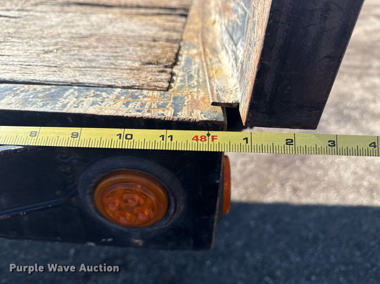 image for item EG2599 2013 Clark Trailers CFBT-2013 flatbed trailer