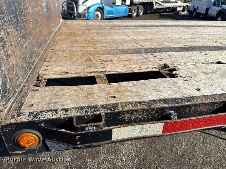 image for item EG2599 2013 Clark Trailers CFBT-2013 flatbed trailer