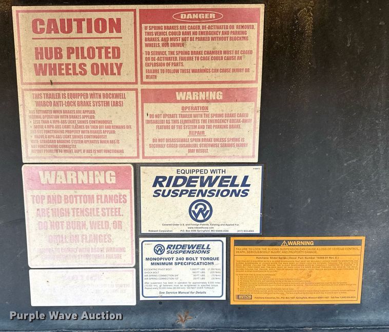 image for item EG2599 2013 Clark Trailers CFBT-2013 flatbed trailer