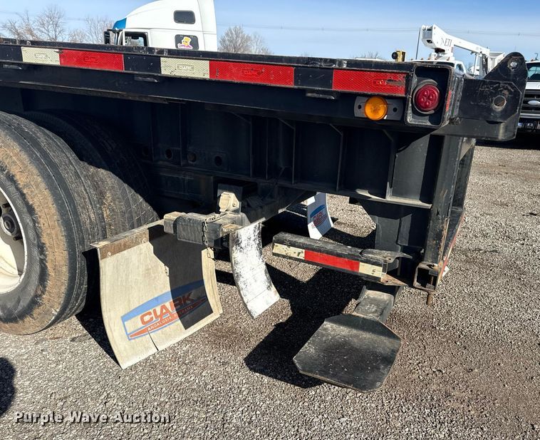 image for item EG2599 2013 Clark Trailers CFBT-2013 flatbed trailer