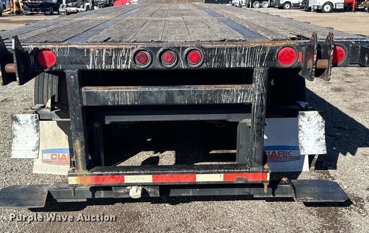 image for item EG2599 2013 Clark Trailers CFBT-2013 flatbed trailer