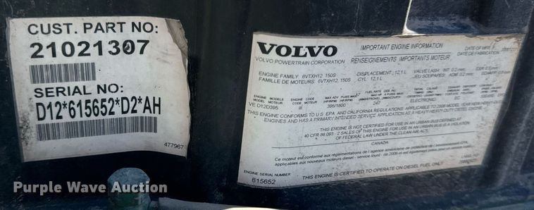 image for item EN5174 Volvo VED12D395 engine