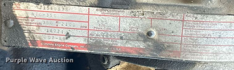 image for item EN5179 (2) Cummins engines