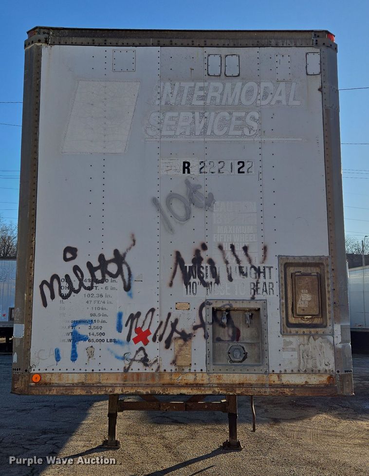 image for item EQ6719 1995 Monon dry van trailer