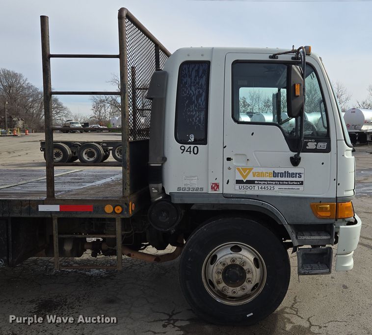 image for item EQ6779 2004 Hino  SQ3325 flatbed truck