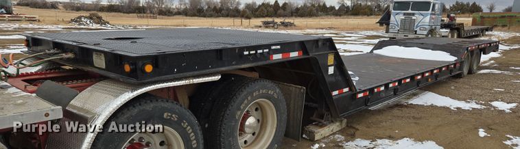 image for item ER5184 1992 Trail-Eze 5549-1329WS double drop deck hydraulic tail equipment trailer