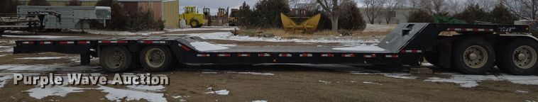 image for item ER5184 1992 Trail-Eze 5549-1329WS double drop deck hydraulic tail equipment trailer