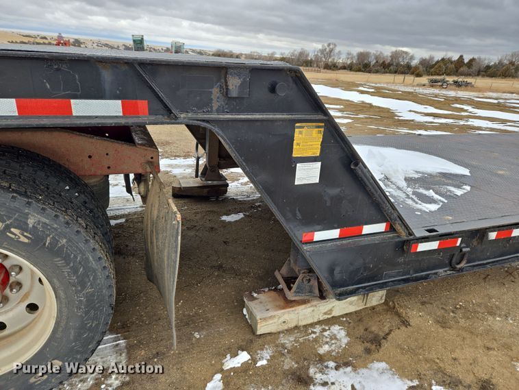 image for item ER5184 1992 Trail-Eze 5549-1329WS double drop deck hydraulic tail equipment trailer