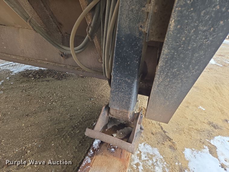 image for item ER5184 1992 Trail-Eze 5549-1329WS double drop deck hydraulic tail equipment trailer